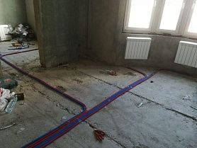 Заменили старый радиатор